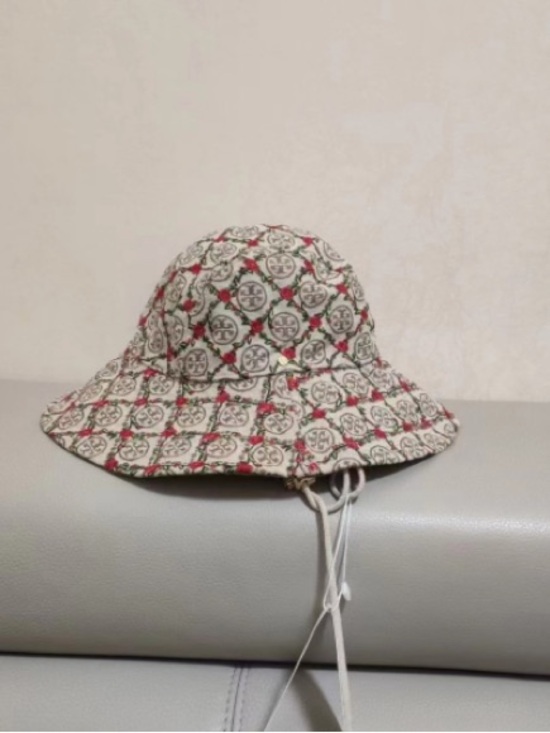 Tory Burch Accessories - Tory Burch Monogram Climbing Rose Jacquard Bucket Hat